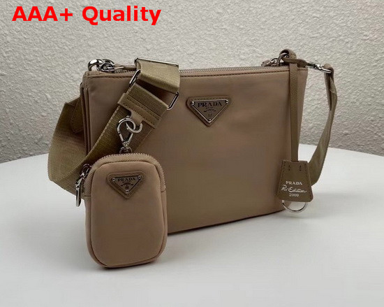 Prada Nylon Re Edition 2000 Shoulder Bag in Cameo Beige Replica