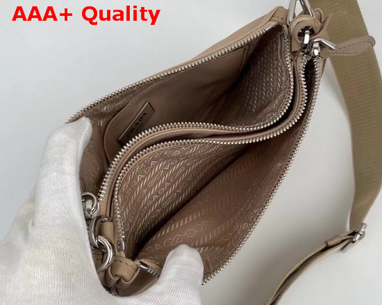 Prada Nylon Re Edition 2000 Shoulder Bag in Cameo Beige Replica