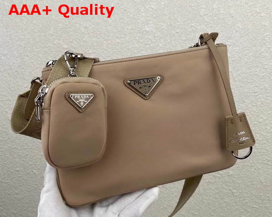 Prada Nylon Re Edition 2000 Shoulder Bag in Cameo Beige Replica