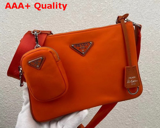 Prada Nylon Re Edition 2000 Shoulder Bag in Orange Replica