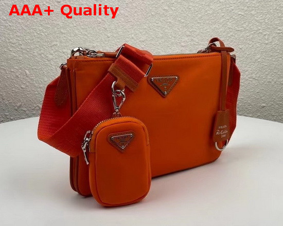 Prada Nylon Re Edition 2000 Shoulder Bag in Orange Replica