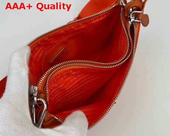 Prada Nylon Re Edition 2000 Shoulder Bag in Orange Replica