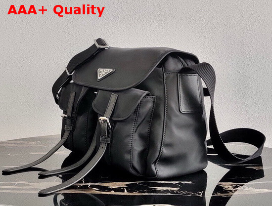 Prada Nylon Shoulder Bag in Black 1BD225 Replica