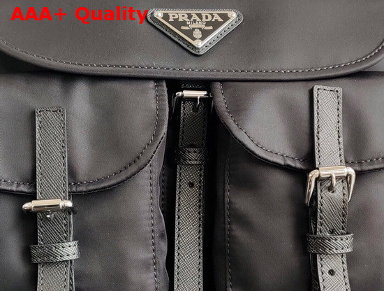 Prada Nylon Shoulder Bag in Black 1BD225 Replica