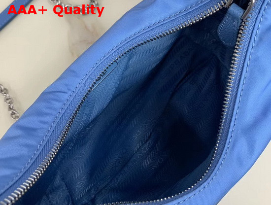 Prada Nylon Shoulder Bag in Blue Nylon Replica