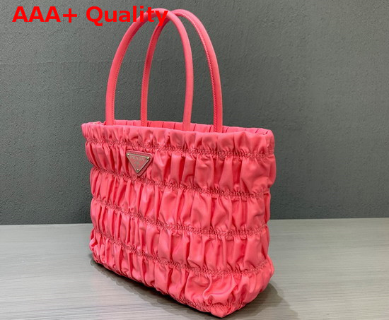 Prada Nylon Tote in Begonia Pink Replica