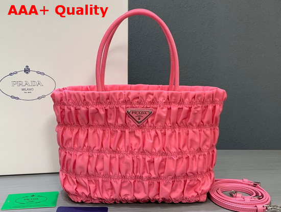 Prada Nylon Tote in Begonia Pink Replica