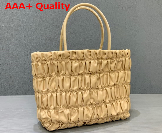 Prada Nylon Tote in Beige Replica