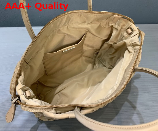 Prada Nylon Tote in Beige Replica