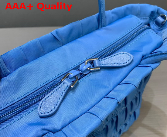 Prada Nylon Tote in Periwinkle Blue Replica