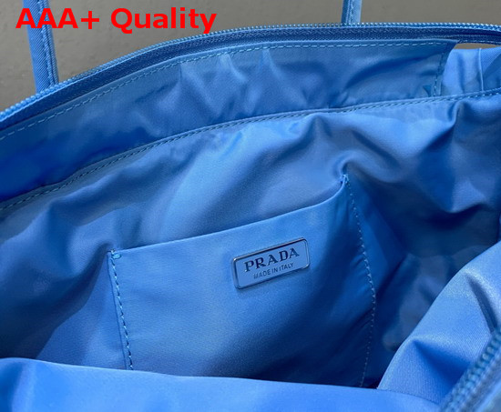 Prada Nylon Tote in Periwinkle Blue Replica