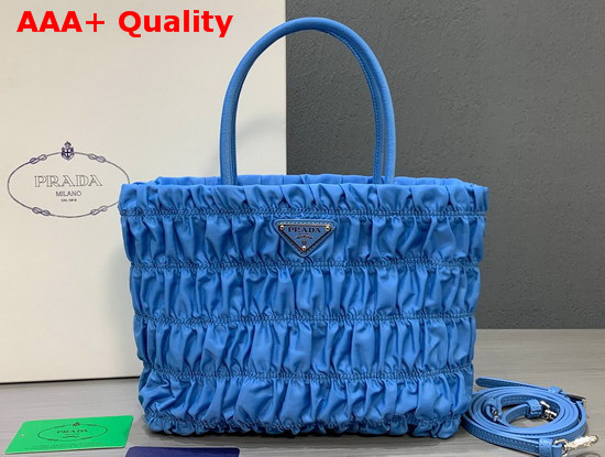 Prada Nylon Tote in Periwinkle Blue Replica