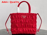 Prada Nylon Tote in Red Replica