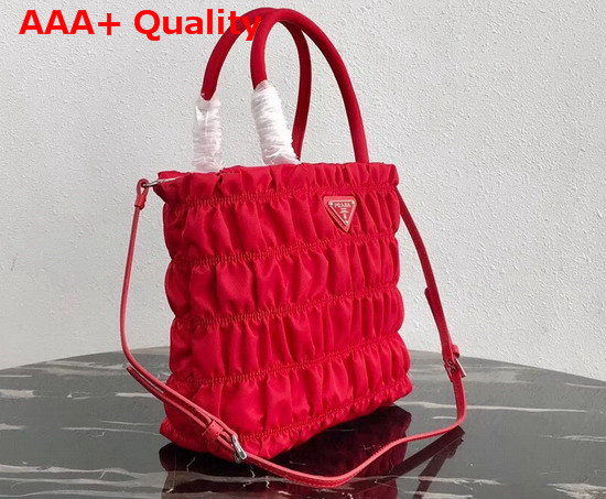 Prada Nylon Tote in Red Replica