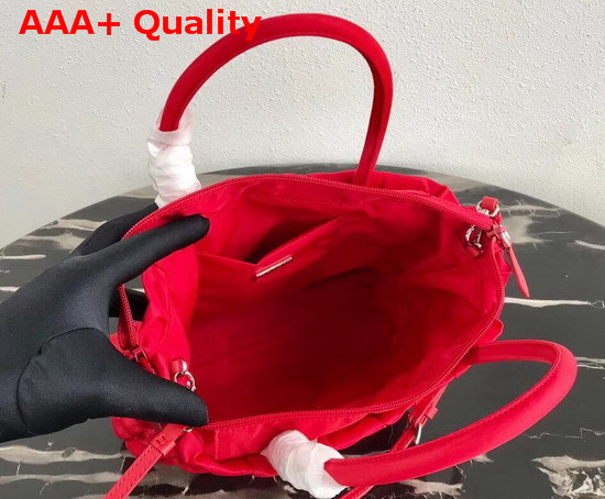 Prada Nylon Tote in Red Replica