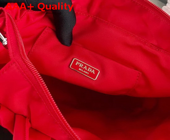 Prada Nylon Tote in Red Replica