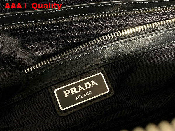 Prada Nylon and Leather Travel Bag in Black 2VC018 Replica