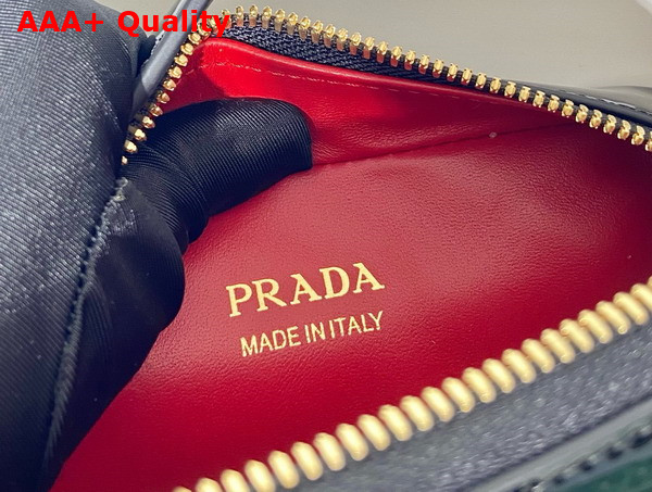 Prada Odette Patent Leather Mini Bag in Black 1BH206 Replica