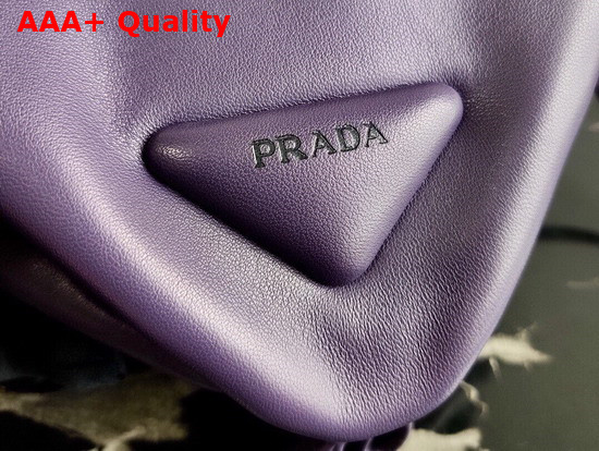 Prada Padded Nappa Leather Handbag Violet 1BA315 Replica