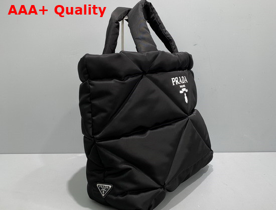 Prada Padded Re Nylon Tote Bag in Black 2VG082 Replica