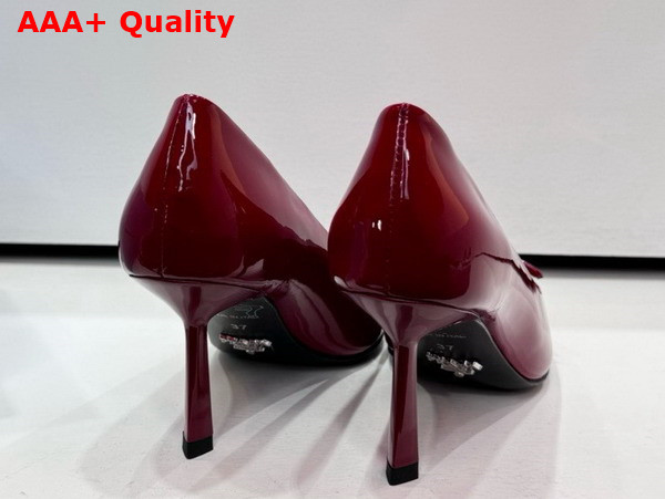 Prada Patent Leather Pumps in Red Replica