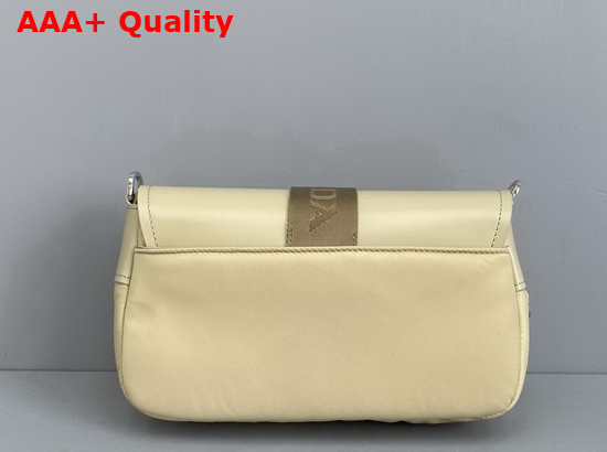 Prada Pocket Nylon and Brushed Leather Bag Desert Beige 1BD295 Replica