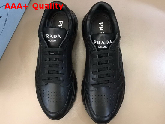 Prada Prax 01 Sneakers in Black Leather Replica