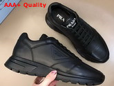 Prada Prax 01 Sneakers in Black Leather Replica