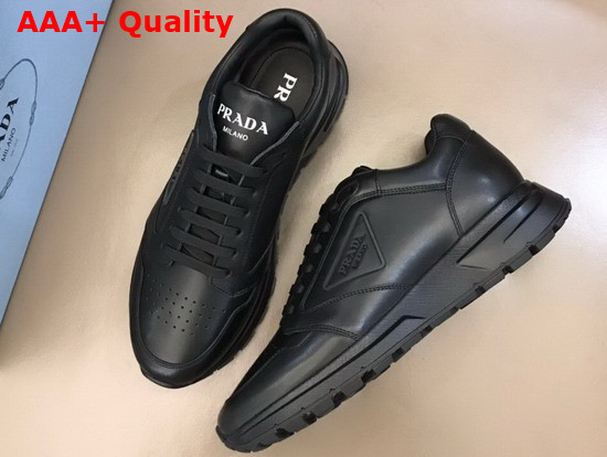 Prada Prax 01 Sneakers in Black Leather Replica