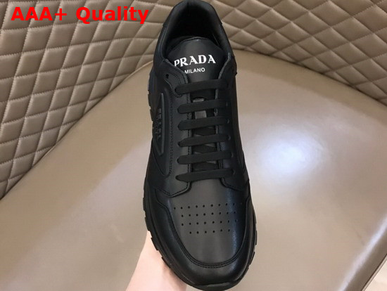 Prada Prax 01 Sneakers in Black Leather Replica