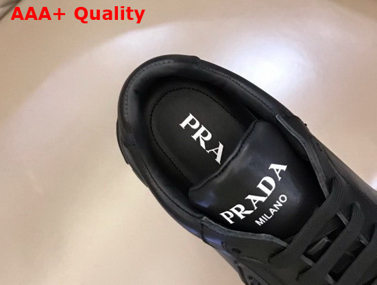 Prada Prax 01 Sneakers in Black Leather Replica