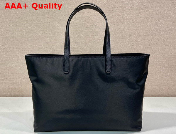 Prada Re Edition 1978 Large Re Nylon and Saffiano Leather Tote Bag in Black 1BG527 Replica