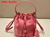 Prada Re Edition 1978 Re Nylon Mini Bag in Begonia Pink 1BE067 Replica