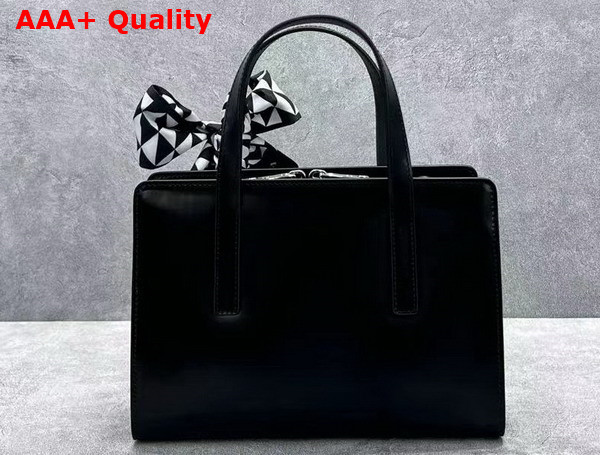 Prada Re Edition 1995 Brushed Leather Mini Handbag in Black 1BA357 Replica