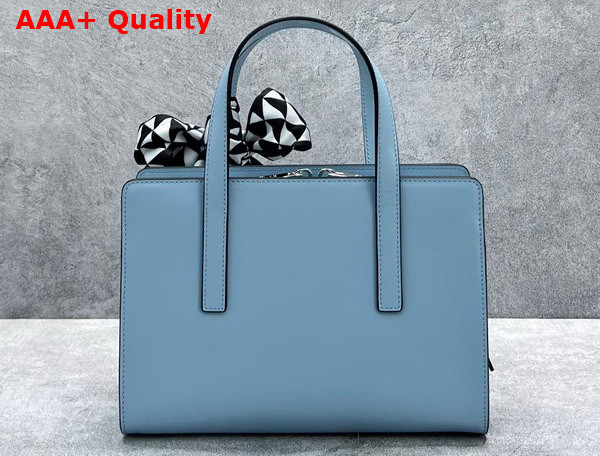 Prada Re Edition 1995 Brushed Leather Mini Handbag in Celeste 1BA357 Replica