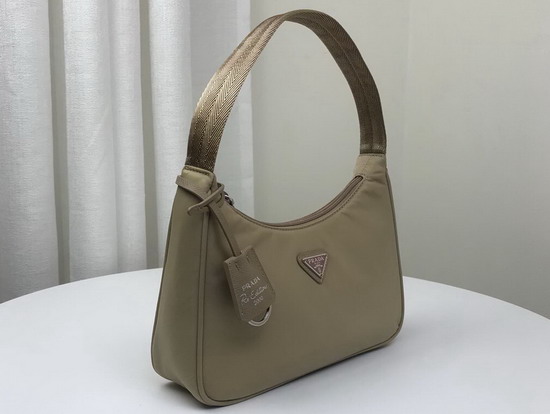 Prada Re Edition 2000 Nylon Mini Bag in Beige