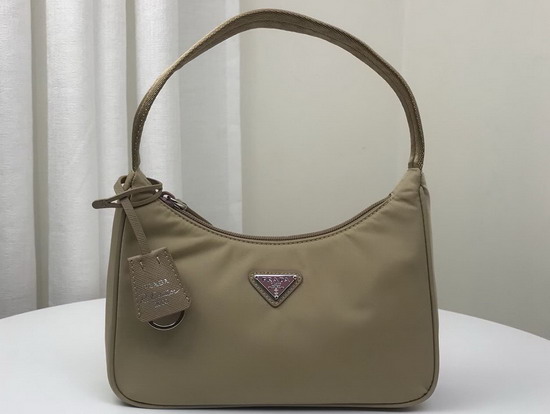 Prada Re Edition 2000 Nylon Mini Bag in Beige