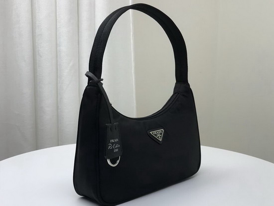 Prada Re Edition 2000 Nylon Mini Bag in Black