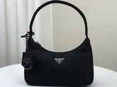 Prada Re Edition 2000 Nylon Mini Bag in Black