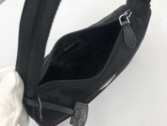 Prada Re Edition 2000 Nylon Mini Bag in Black