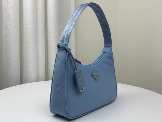 Prada Re Edition 2000 Nylon Mini Bag in Blue