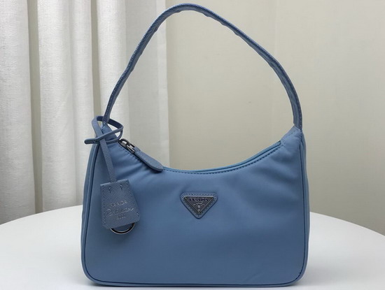 Prada Re Edition 2000 Nylon Mini Bag in Blue