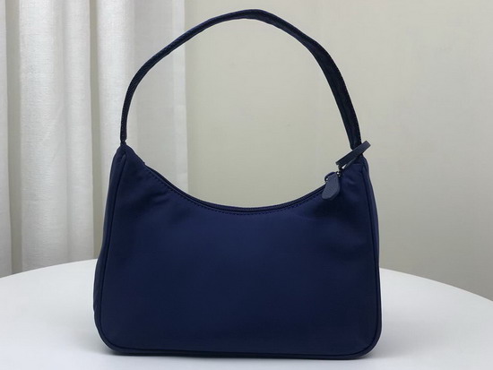 Prada Re Edition 2000 Nylon Mini Bag in Navy Blue