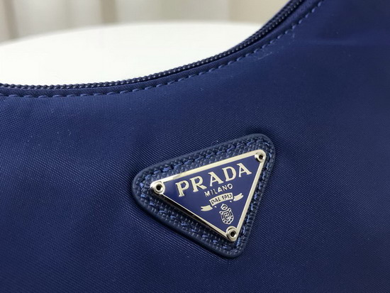 Prada Re Edition 2000 Nylon Mini Bag in Navy Blue