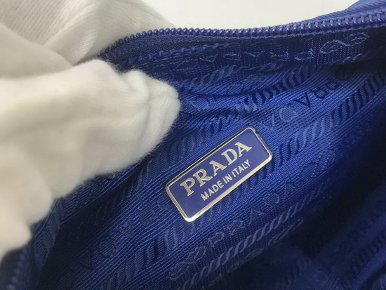 Prada Re Edition 2000 Nylon Mini Bag in Navy Blue