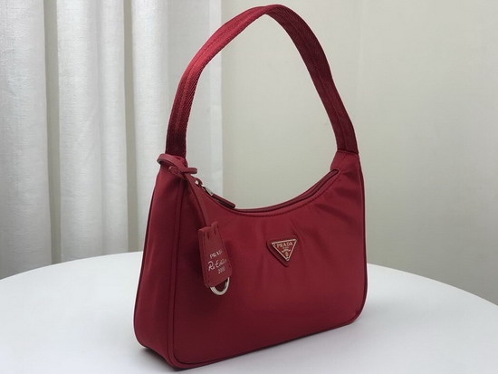 Prada Re Edition 2000 Nylon Mini Bag in Red