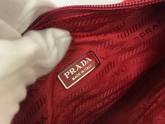 Prada Re Edition 2000 Nylon Mini Bag in Red