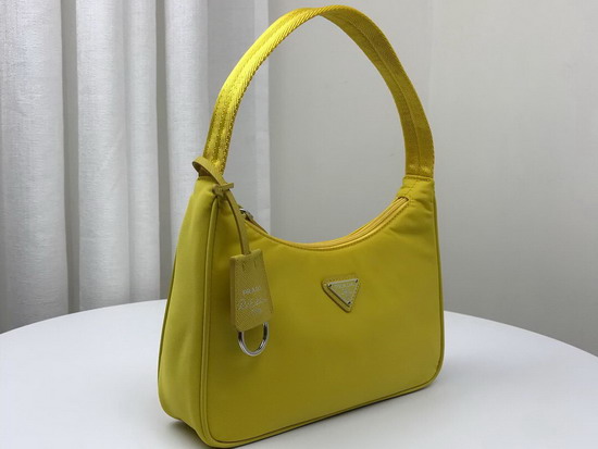 Prada Re Edition 2000 Nylon Mini Bag in Yellow