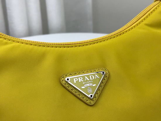 Prada Re Edition 2000 Nylon Mini Bag in Yellow