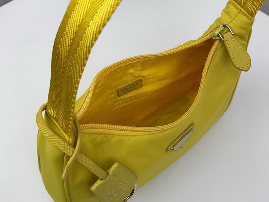 Prada Re Edition 2000 Nylon Mini Bag in Yellow